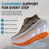 image:imageOrthoComfoot Mens Orthopedic Wide Waterproof Hiking Boots Arch Support Orthotic Non Slip Trekking Trail Shoes for Plantar Fasciitis Comfortable Running Work Mid Ankle Flat Feet amp Foot Pain ReliefK2brown Coffee