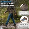 image:imageOrthoComfoot Mens Orthopedic Wide Waterproof Hiking Boots Arch Support Orthotic Non Slip Trekking Trail Shoes for Plantar Fasciitis Comfortable Running Work Mid Ankle Flat Feet amp Foot Pain ReliefK2brown Coffee