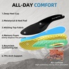 image:imageOrthoComfoot Mens Orthopedic Wide Waterproof Hiking Boots Arch Support Orthotic Non Slip Trekking Trail Shoes for Plantar Fasciitis Comfortable Running Work Mid Ankle Flat Feet amp Foot Pain ReliefK1black