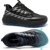 image:imageMens Wide Orthopedic Trail Running Shoes Arch Support Diabetic Plantar Fasciitis Sports Sneakers Comfortable Casual Athletic Standing Work Outdoor Shoes for Flat Feet amp Heel Pain ReliefK1black