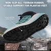 image:imageOrthoComfoot Womens Waterproof Wide Toe Box Orthopedic Hiking Boots Arch Support Trail Shoes for Plantar Fasciitis Flat Feet NonSlip Diabetic Walking Trekking Boots for Foot and Heel Pain ReliefK2mint