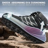 image:imageOrthoComfoot Womens Waterproof Wide Toe Box Orthopedic Hiking Boots Arch Support Trail Shoes for Plantar Fasciitis Flat Feet NonSlip Diabetic Walking Trekking Boots for Foot and Heel Pain ReliefK1black