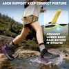 image:imageOrthoComfoot Womens Waterproof Wide Toe Box Orthopedic Hiking Boots Arch Support Trail Shoes for Plantar Fasciitis Flat Feet NonSlip Diabetic Walking Trekking Boots for Foot and Heel Pain ReliefK1black