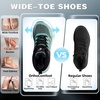 image:imageOrthoComfoot Womens Waterproof Wide Toe Box Orthopedic Hiking Boots Arch Support Trail Shoes for Plantar Fasciitis Flat Feet NonSlip Diabetic Walking Trekking Boots for Foot and Heel Pain ReliefK2mint