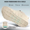 image:imageWomens Orthopedic Diabetic Walking Shoes Wide Toe Box Arch Support Plantar Fasciitis Fashion Sneakers Comfortable Casual Orthotic High Arch Swollen Feet Work Shoes for Ankle and Heel PainK2beige