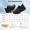 image:imageWomens Orthopedic Diabetic Walking Shoes Wide Toe Box Arch Support Plantar Fasciitis Fashion Sneakers Comfortable Casual Orthotic High Arch Swollen Feet Work Shoes for Ankle and Heel PainK1 Black1