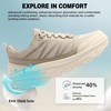 image:imageWomens Orthopedic Diabetic Walking Shoes Wide Toe Box Arch Support Plantar Fasciitis Fashion Sneakers Comfortable Casual Orthotic High Arch Swollen Feet Work Shoes for Ankle and Heel PainK2beige1