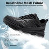 image:imageWomens Orthopedic Diabetic Walking Shoes Wide Toe Box Arch Support Plantar Fasciitis Fashion Sneakers Comfortable Casual Orthotic High Arch Swollen Feet Work Shoes for Ankle and Heel PainK1 Black1
