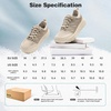 image:imageWomens Orthopedic Diabetic Walking Shoes Wide Toe Box Arch Support Plantar Fasciitis Fashion Sneakers Comfortable Casual Orthotic High Arch Swollen Feet Work Shoes for Ankle and Heel PainK2beige1