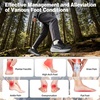 image:imageWomens Wide Orthopedic Trail Running Shoes Comfortable Diabetic Arch Support Non Slip Hiking Athletic Sneakers Plantar Fasciitis Flat Feet Standing Work Walking Shoes for Foot and Heel Pain ReliefK1black