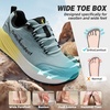 image:imageWomens Wide Orthopedic Trail Running Shoes Comfortable Diabetic Arch Support Non Slip Hiking Athletic Sneakers Plantar Fasciitis Flat Feet Standing Work Walking Shoes for Foot and Heel Pain ReliefK2light Blue