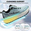 image:imageWomens Wide Orthopedic Trail Running Shoes Comfortable Diabetic Arch Support Non Slip Hiking Athletic Sneakers Plantar Fasciitis Flat Feet Standing Work Walking Shoes for Foot and Heel Pain ReliefK2light Blue